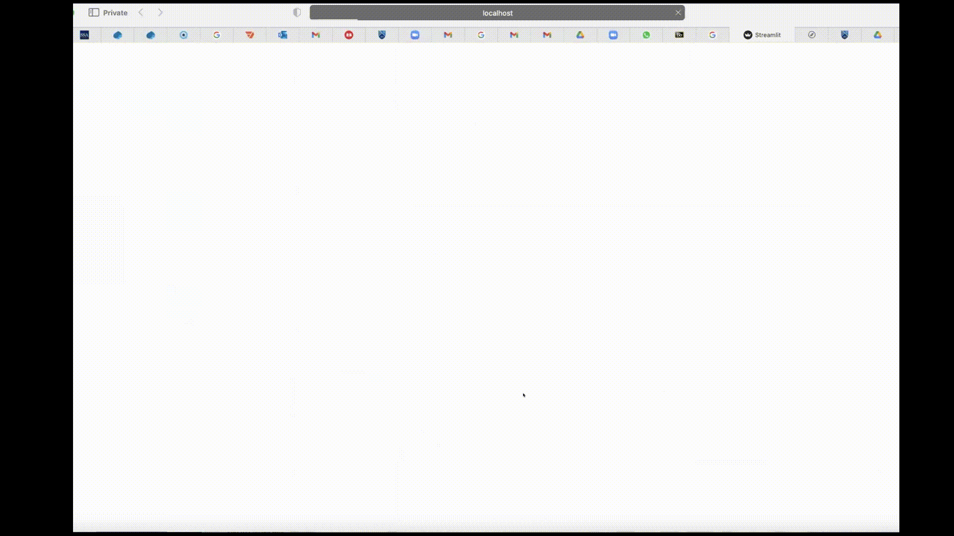 Skin Condition Search Application GIF
